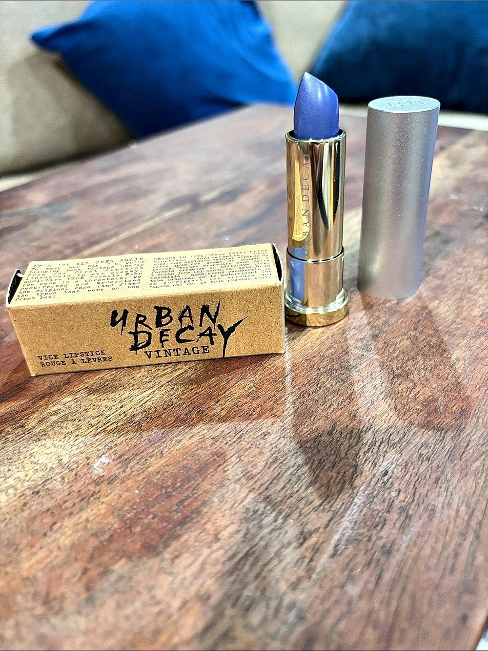 NIB Urban Decay Vintage Vice Lipstick - UV-B Purple